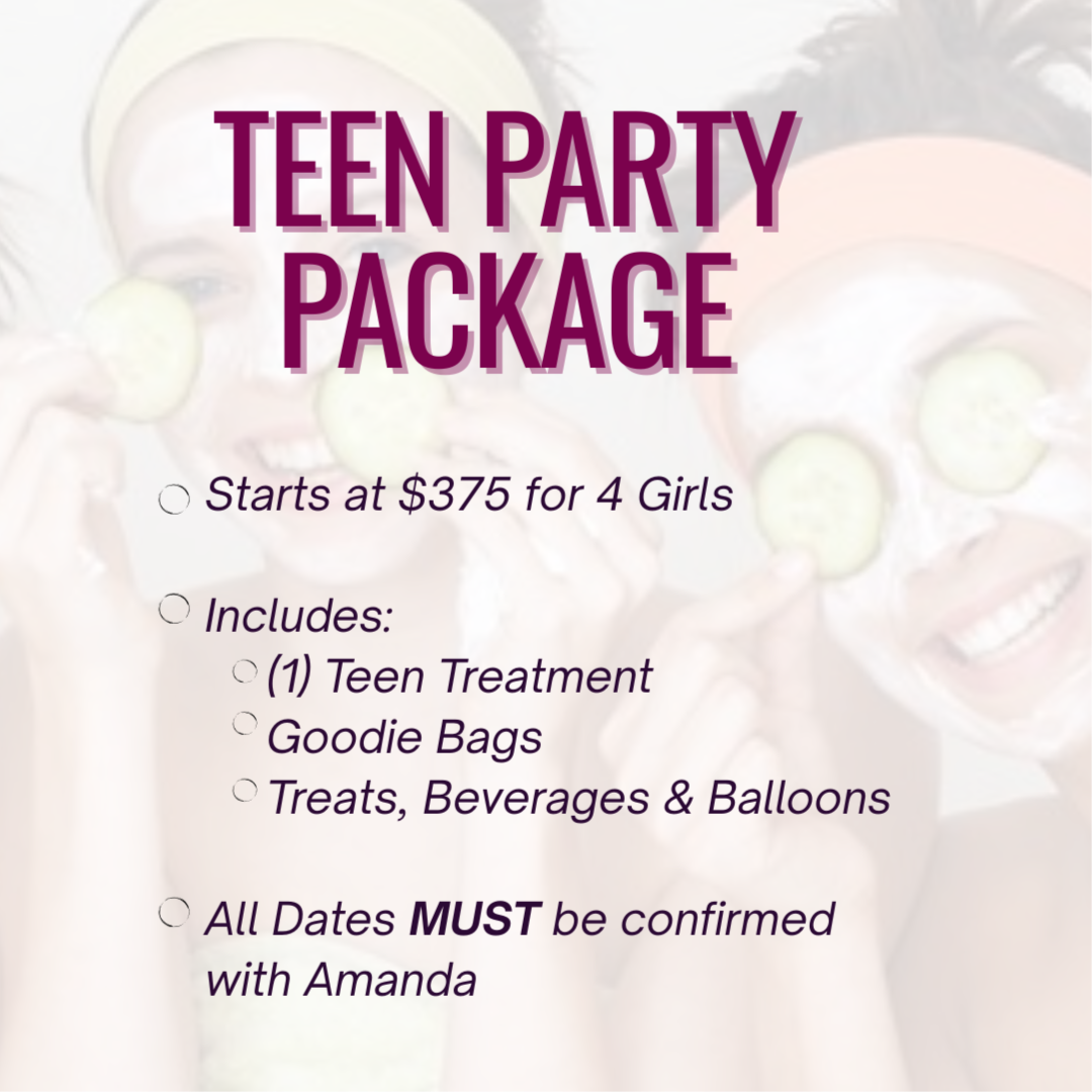 Teen/Tween Party Package