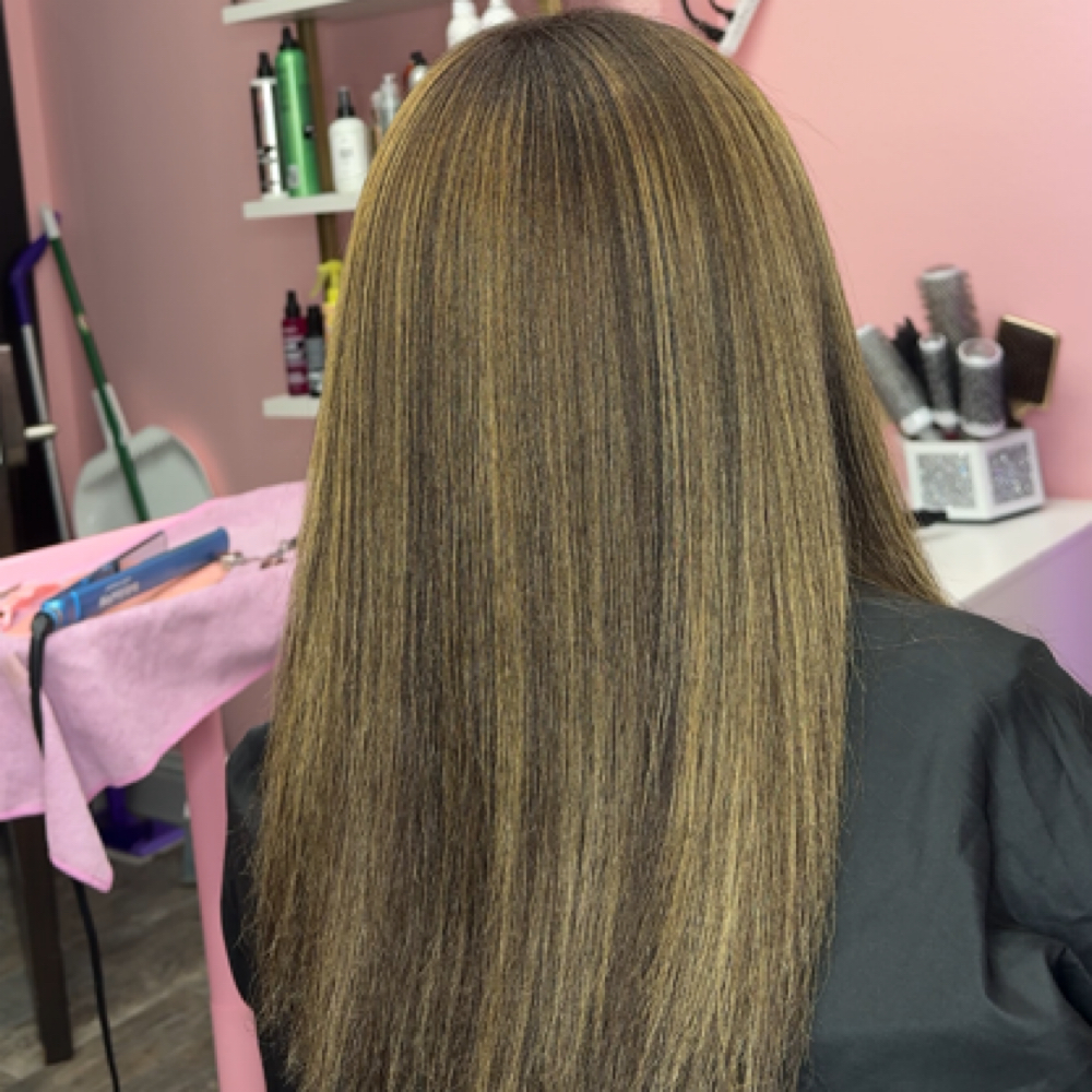 Silk Press Add On at Beauty by Camille Studio in Frisco, TX