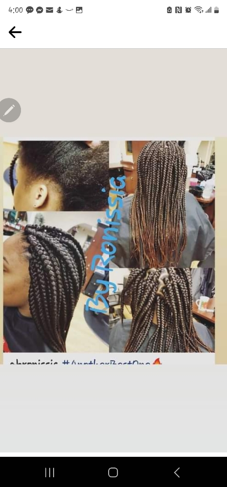 BOX BRAIDS (medium, large & mega)