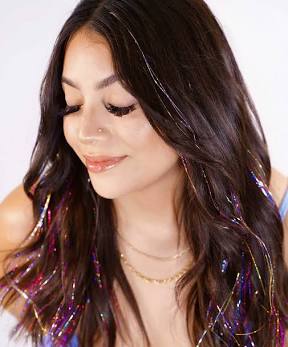 Hair Tinsel Installation