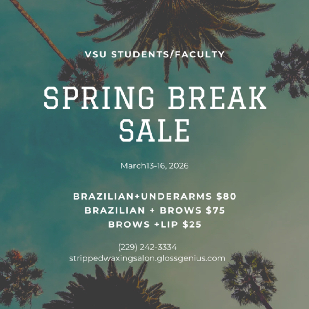 Spring Break Brow + Lip at Stripped Waxing Salon -A Specialty Waxing Salon in Valdosta, GA