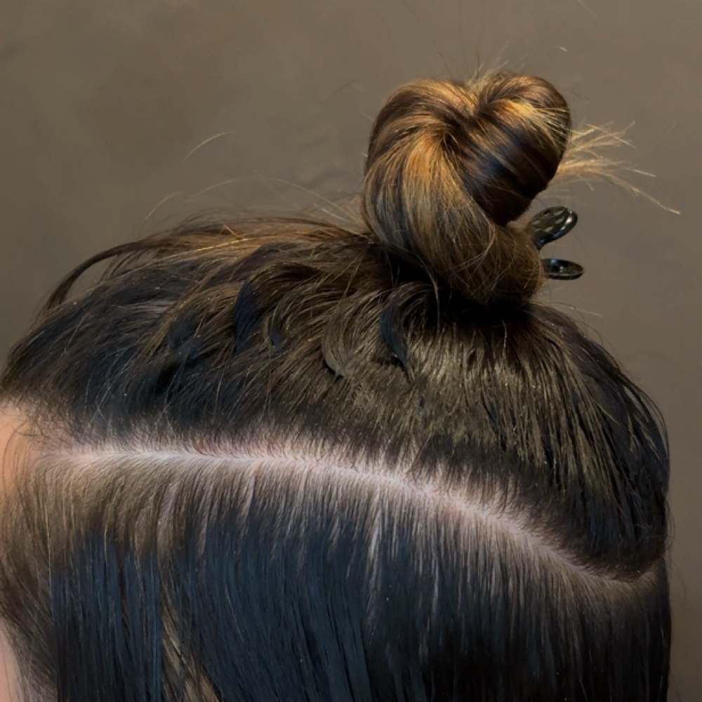 Invisible Beaded Row- 2nd Row at Salt of the Earth Hair Studio in Meridian, ID