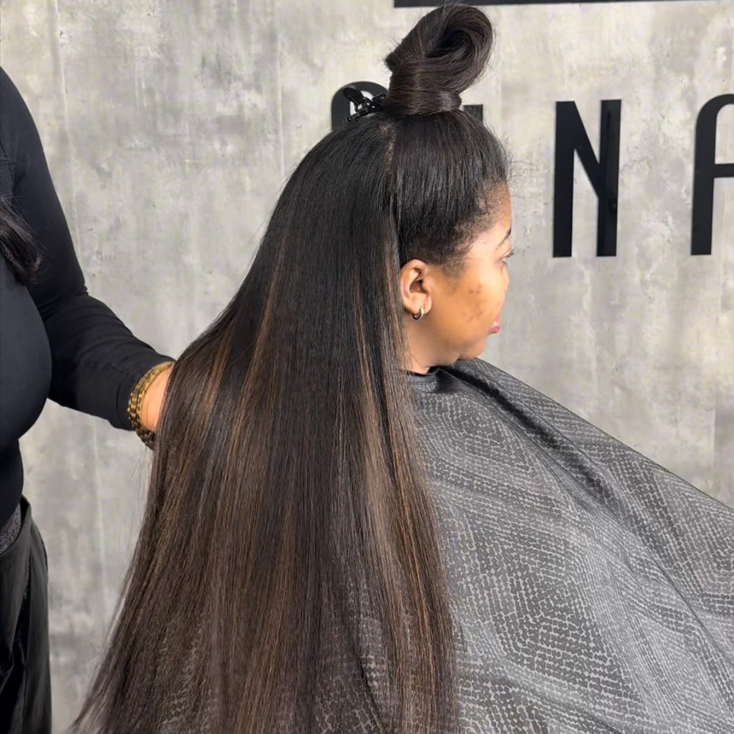 Microlinks- Reinstalling hair at Gina B in Blue Ash, OH