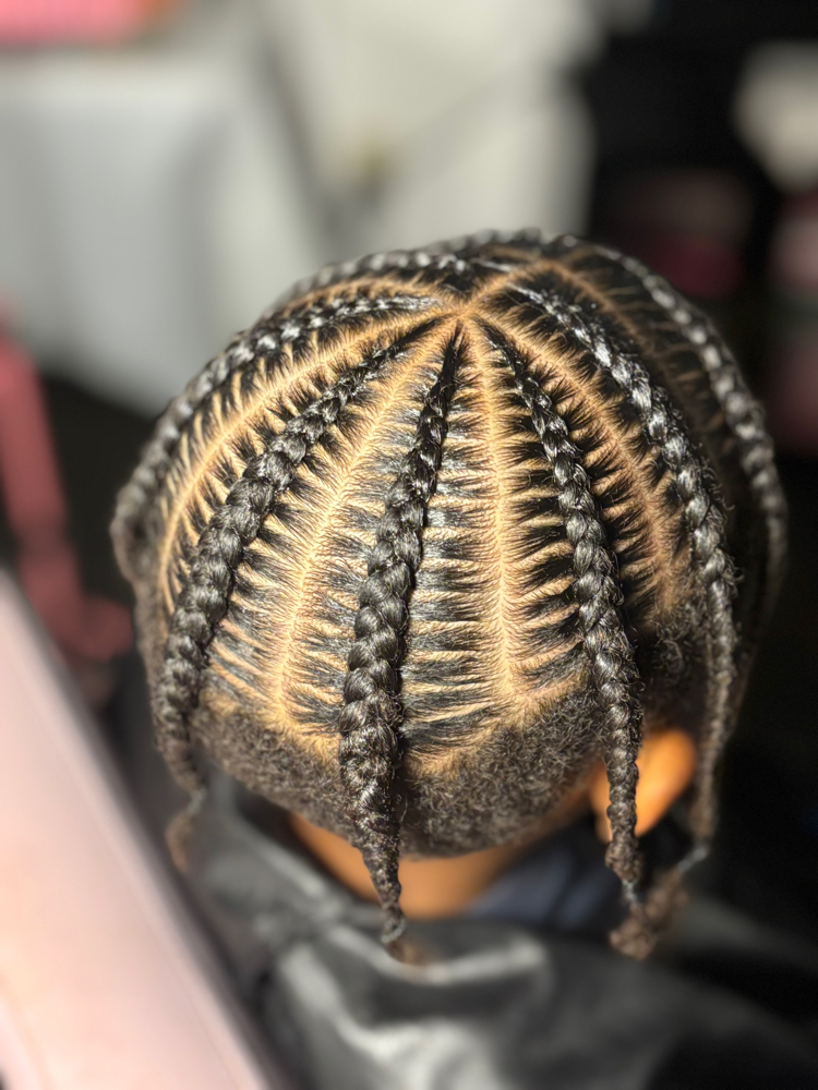 Mens Stitch Braids at GBP HAIR in Southfield, MI