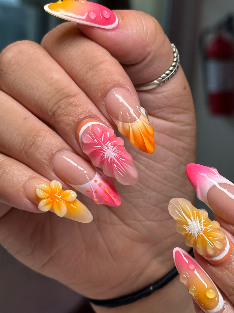 Acrylic Fill (Before 21 Days) at Leah Polished It in Geneva, IL