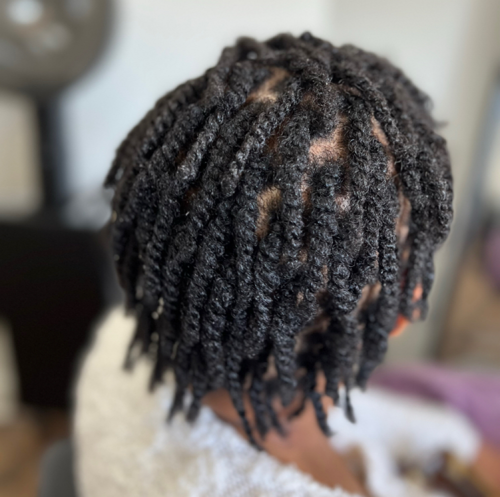 Starter Locs at WestAfrican Beauty Junction Braids in Prosper, TX