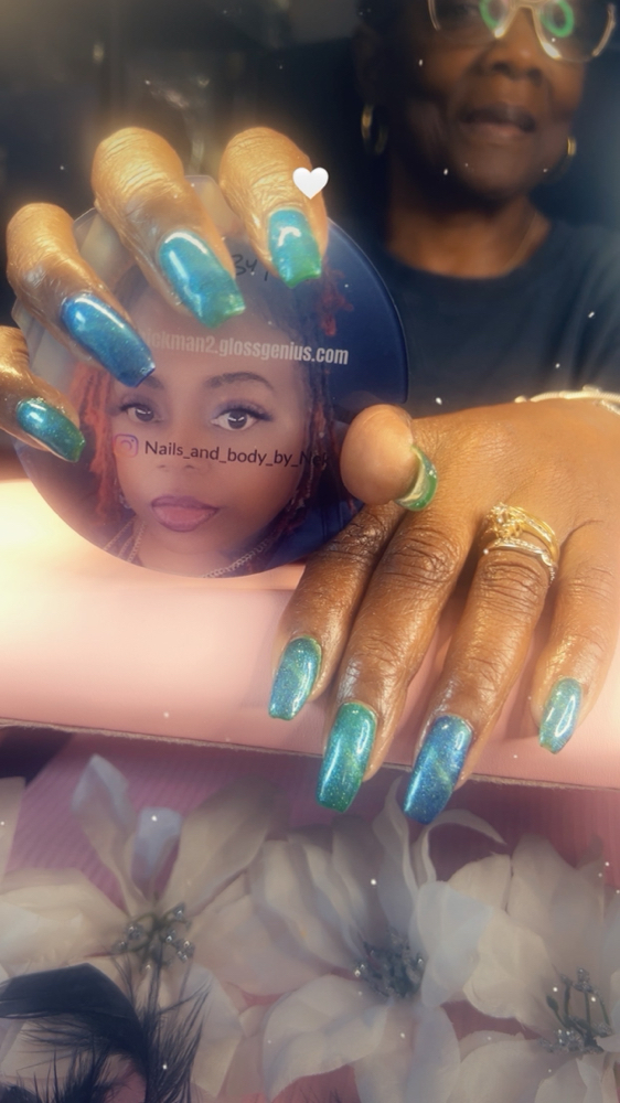 Gel Polish On Nails No Design