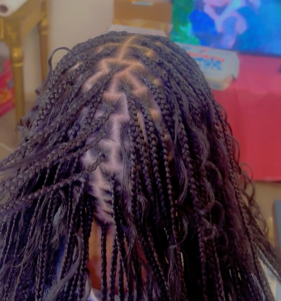 Small Knotless Box braids at Nays Beauty Parlor in Warrensbug, MO
