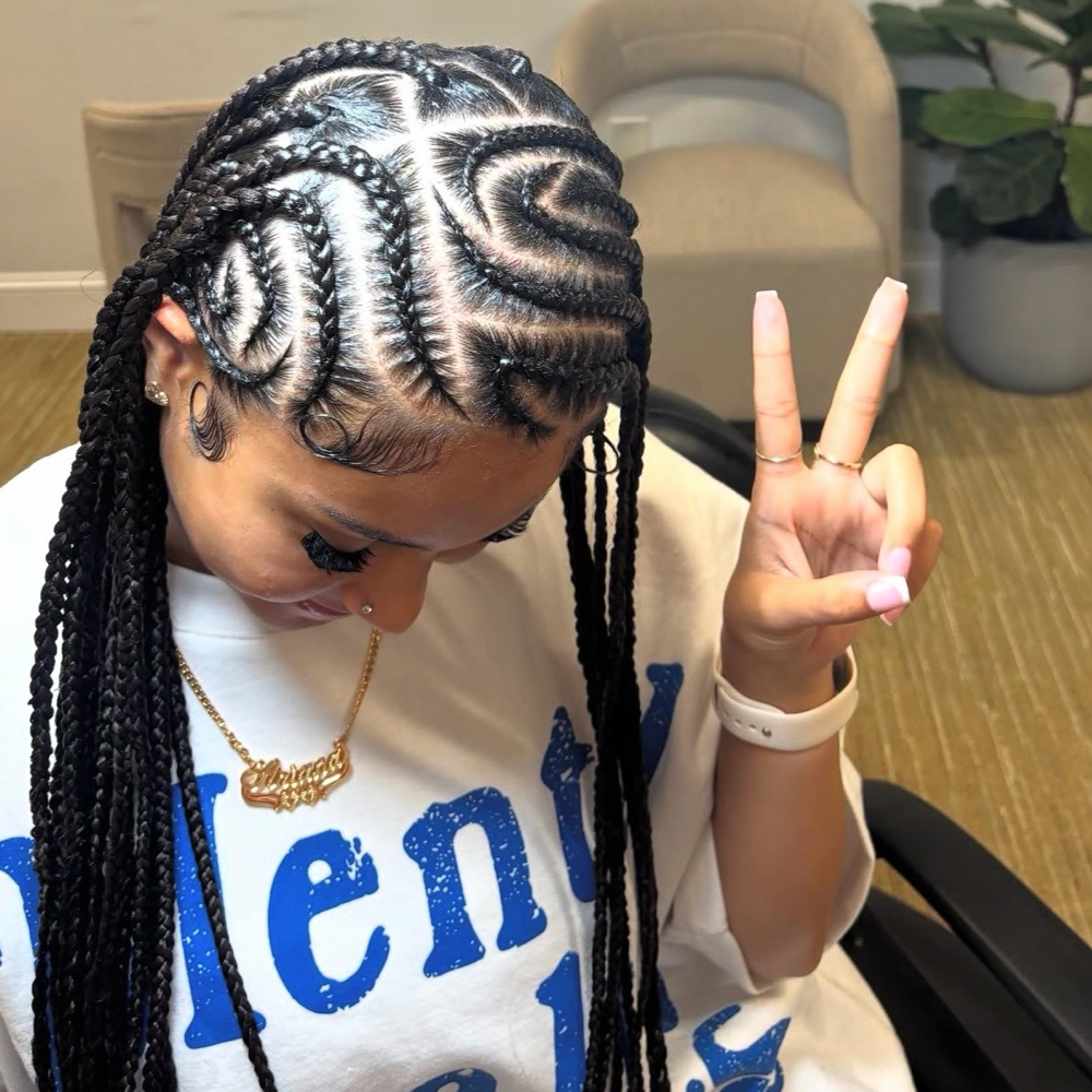 Fulani Knotless Braids