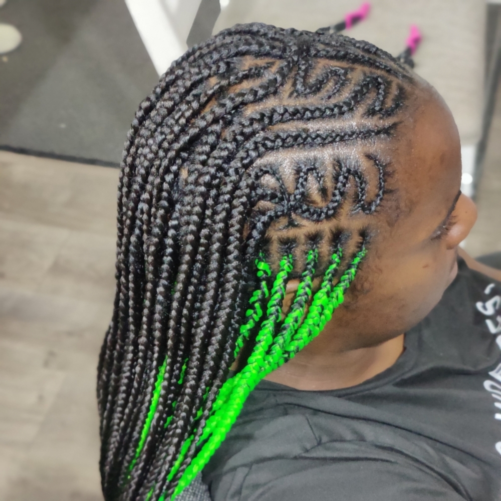 Fulani at Mbbeauties Braid salon in Mount Vernon, WA