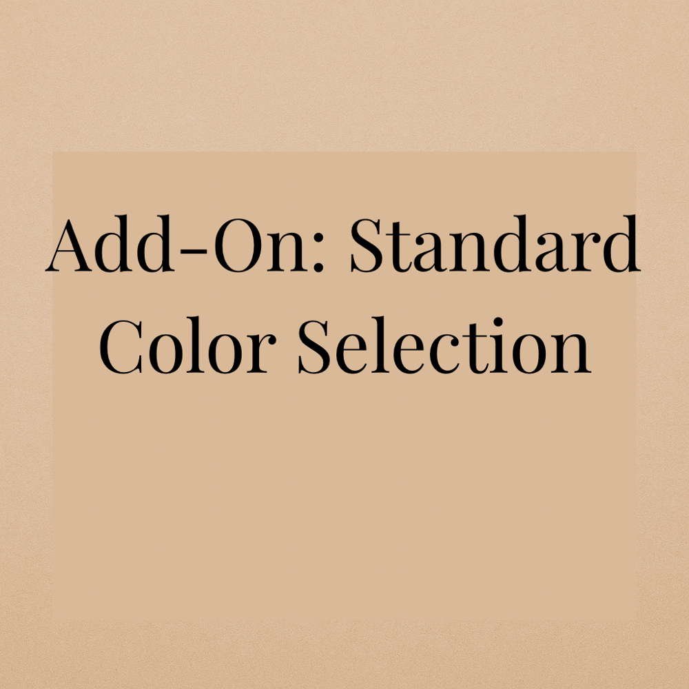Add-On: Standard Color Selection