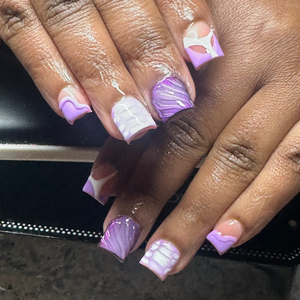 Short Copy Cat Set at Plush Kay Beauty Services in Tulsa, OK