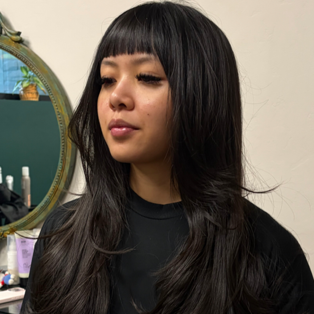 Bang Trim at MY Hair Studio by Maddie Yozwiak in Tucson, AZ