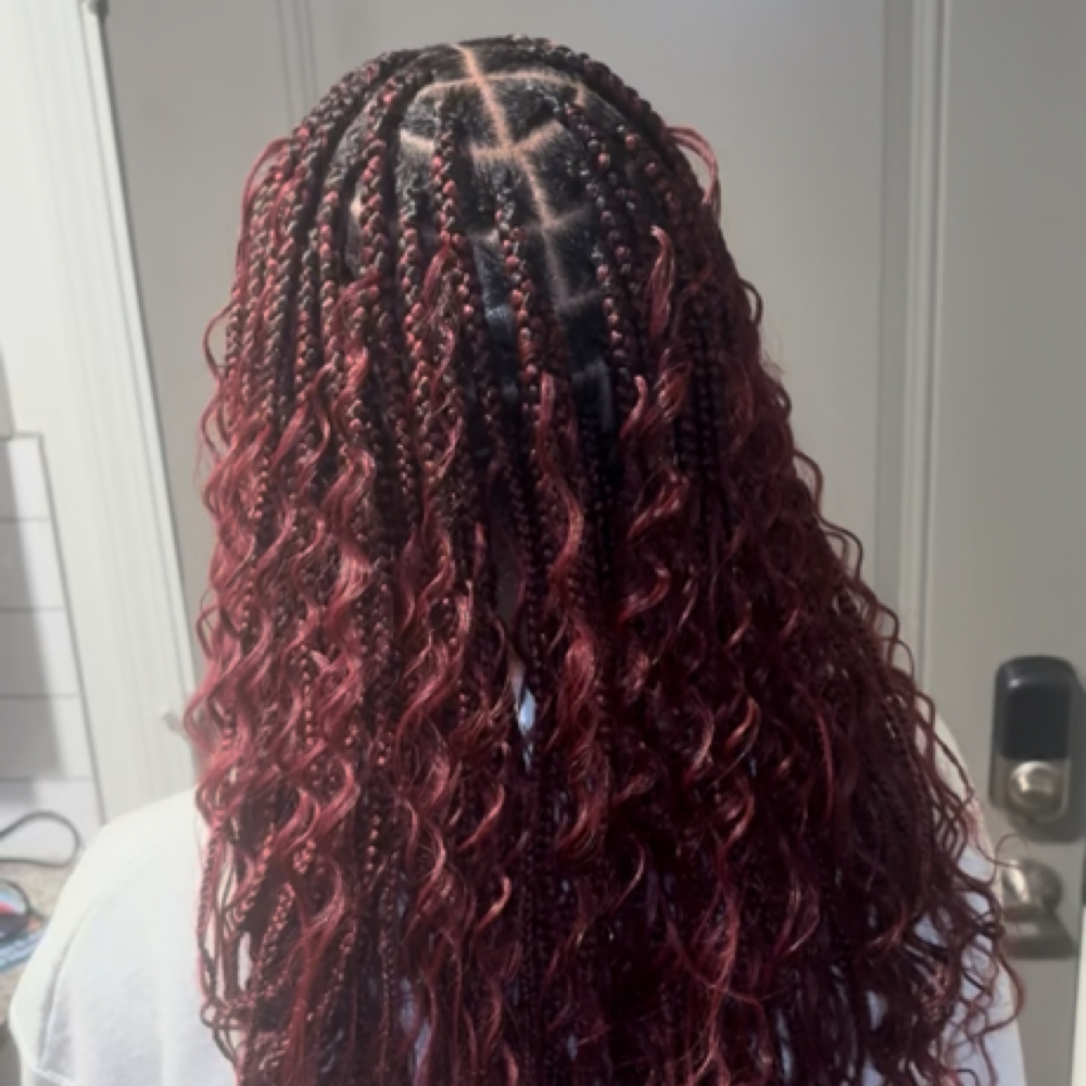 Knotless Braids at Mí Bella Braids in Spartanburg, SC