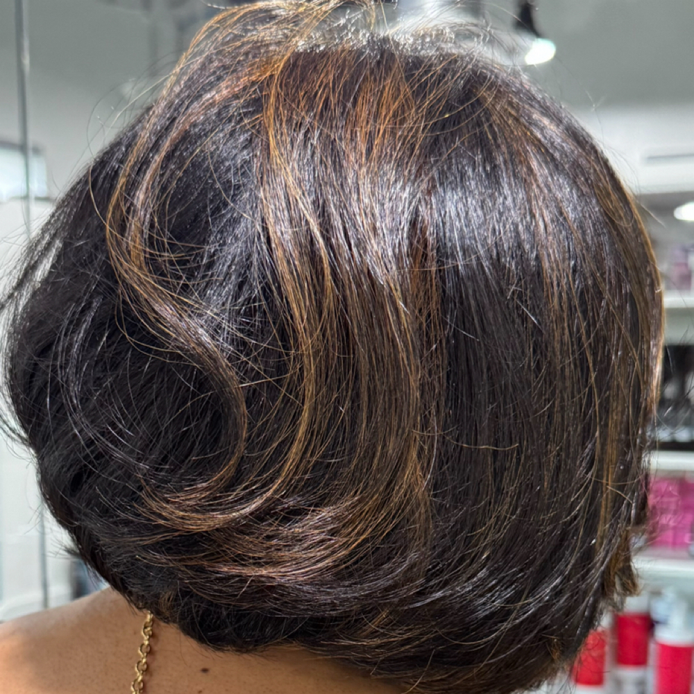 Refined Relaxed Styling at DeShawna Briscoe Salon in Durham, NC