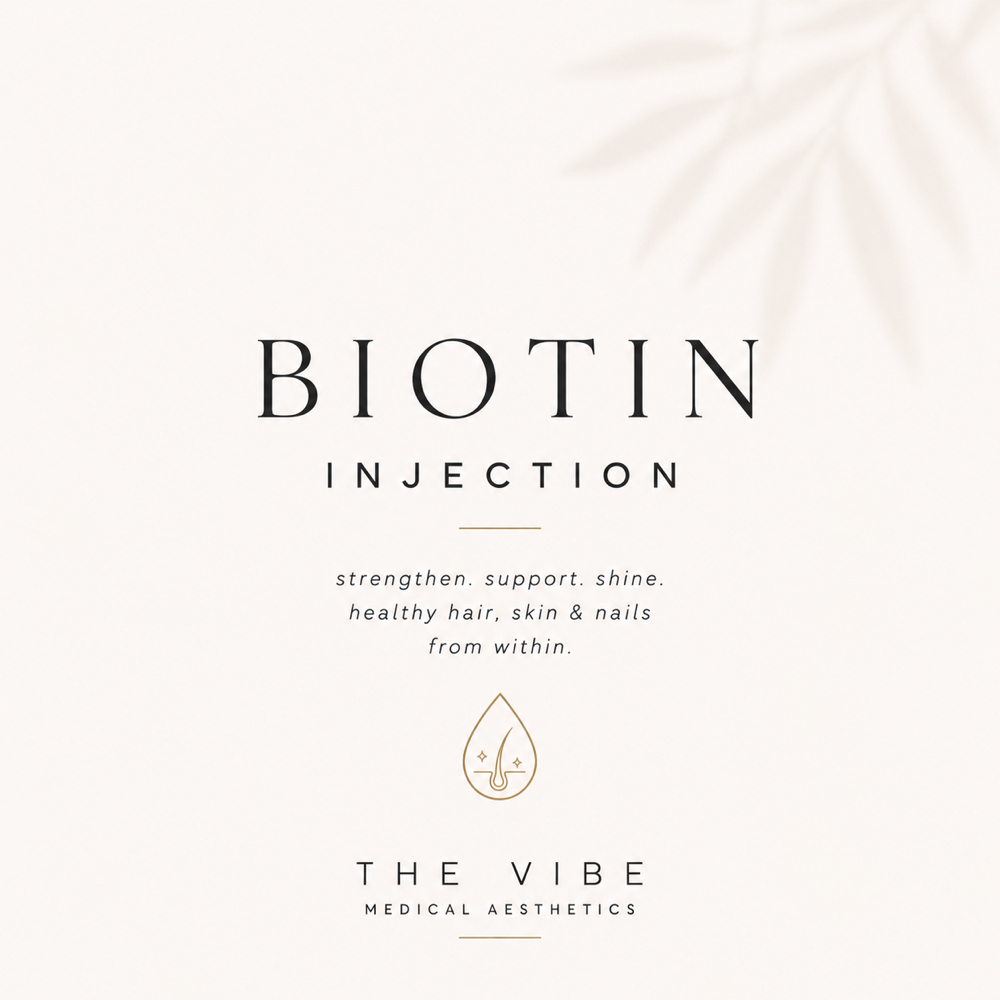 Biotin Wellness Injection at Aesthetics by Cait at The VIBE Medical Aesthetics in Skowhegan, ME