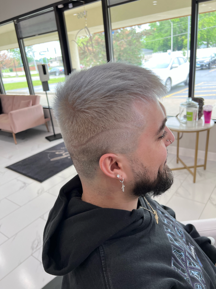 Men Highlights / All Over Blonding