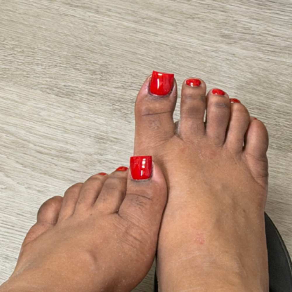 Mini Pedi W Acrylic (JUNE PROMO) at She nails it in Seattle, WA
