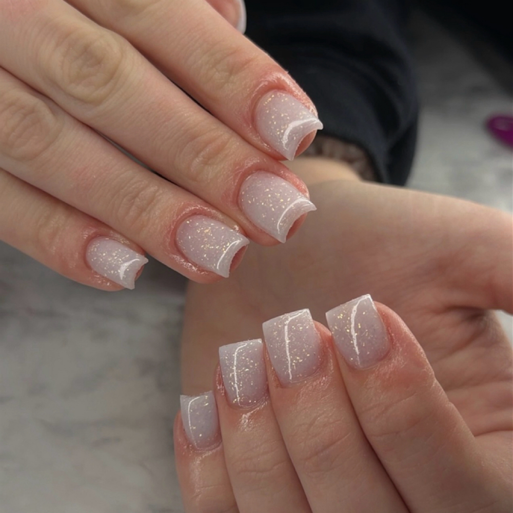 short fill in at Lovely Nails in New Carlisle, OH