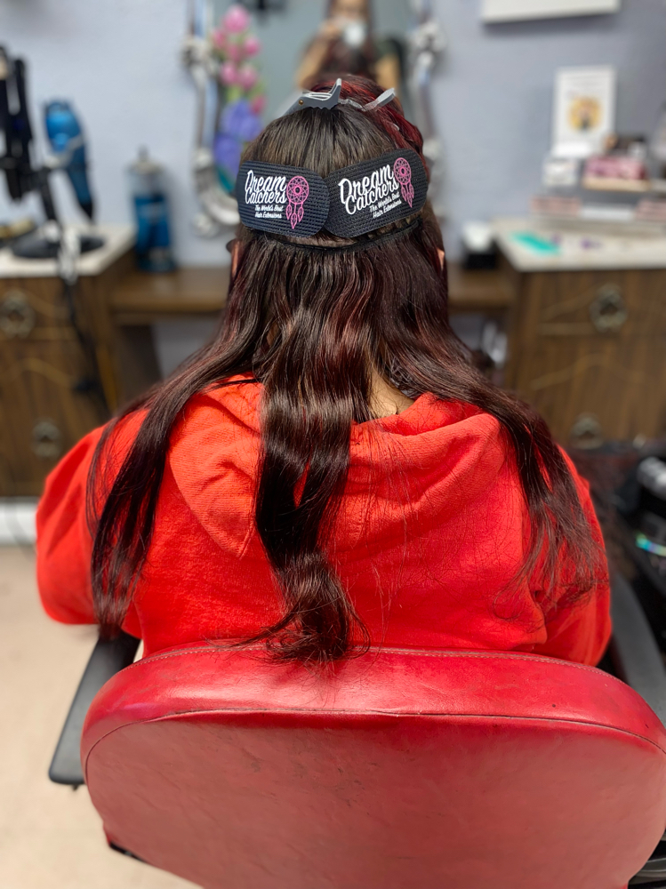 Weft Hair Extension Installation