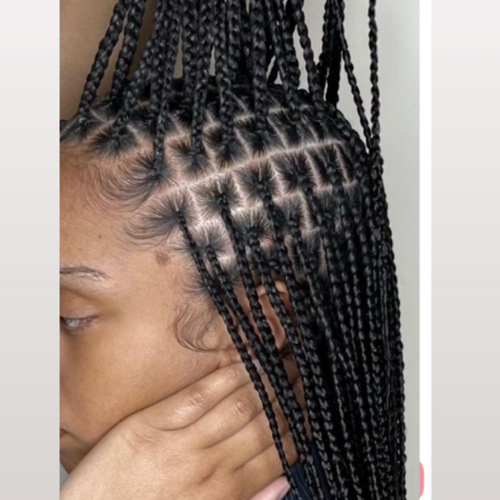 small box braids at GLOW Spa Tanning & Fitness in Owego, NY