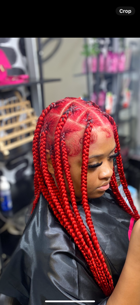 Large Knotless (HAIR INCLUDED)