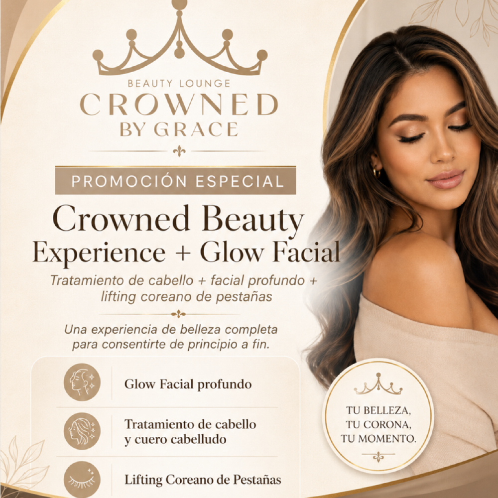 CROWNED EXPERIENCE/FACIAL/LIFTING at CROWNED BY GRACE "BEAUTY LOUNGE" in North Bergen, NJ