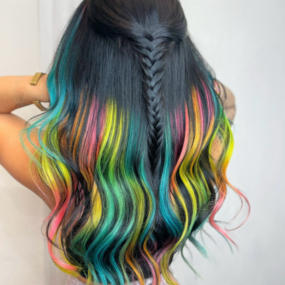 1 Row Beaded Weft at Hair Painted With Love in Oakland, CA