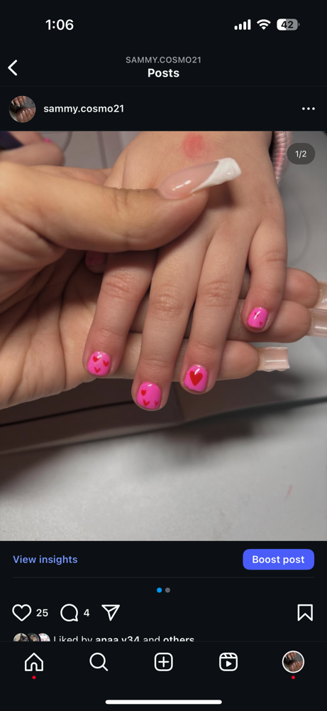 Kids Manicure at Sammy’s cosmo in Salem, OR