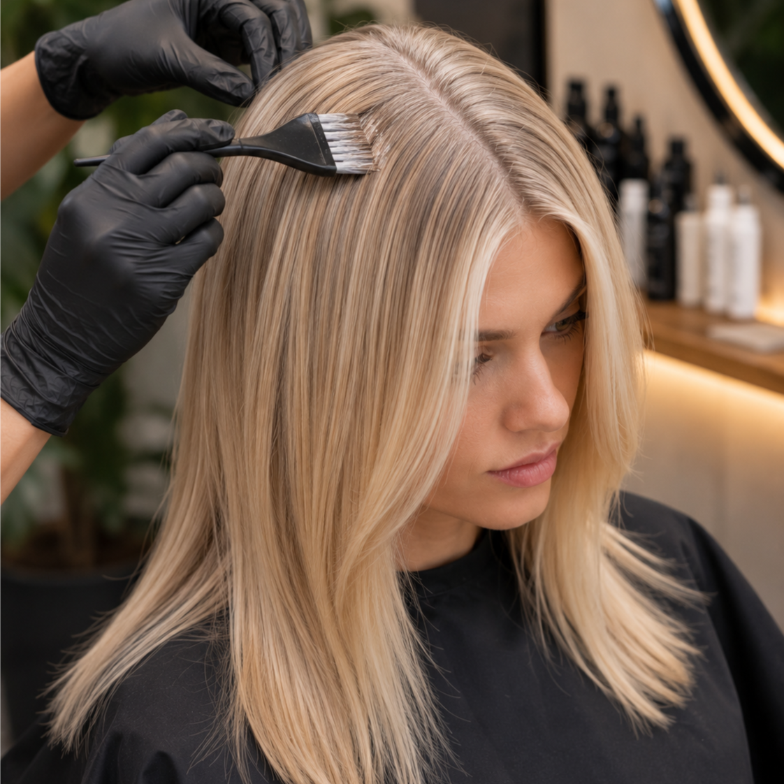 TOTAL BLONDER ROOTS at OvsAnna Beauty in GLENDALE, CA