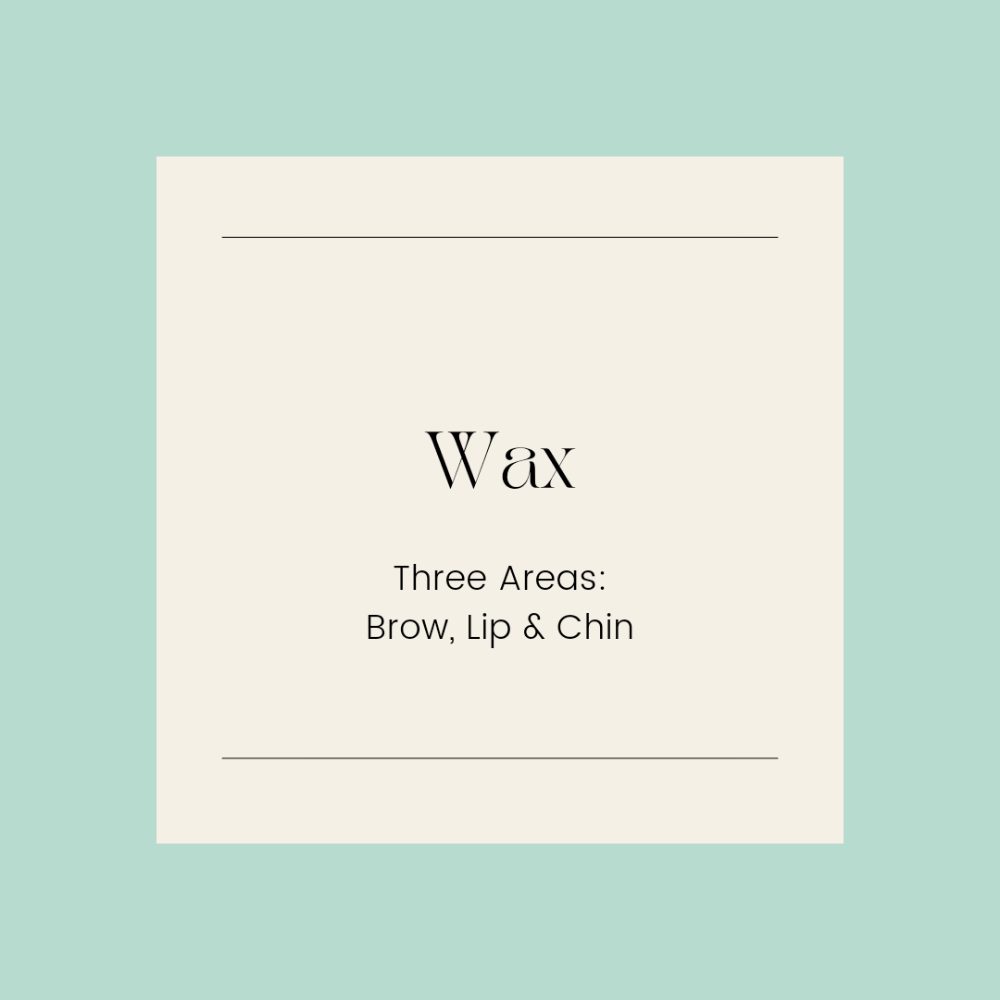 3 Zone Wax (Brow, Lip & Chin)