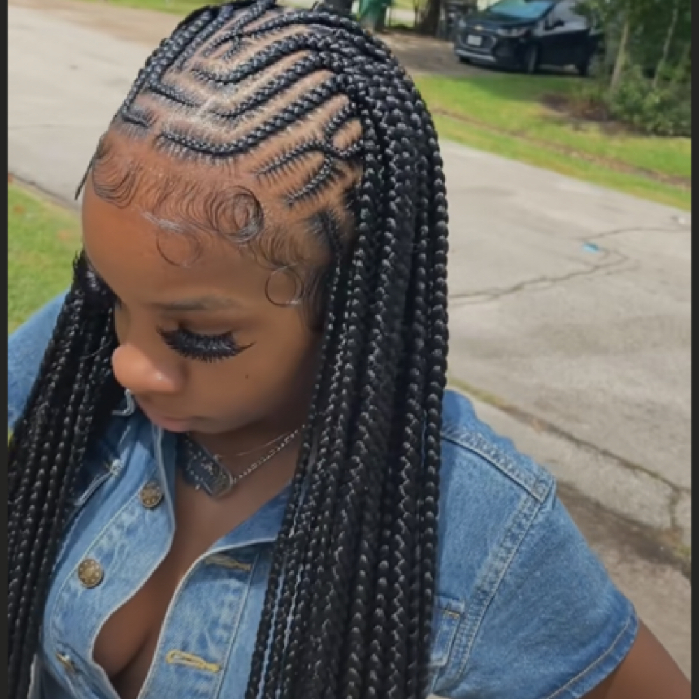 Tribal / Fulani Braids at Hair by sani in Sacramento, CA