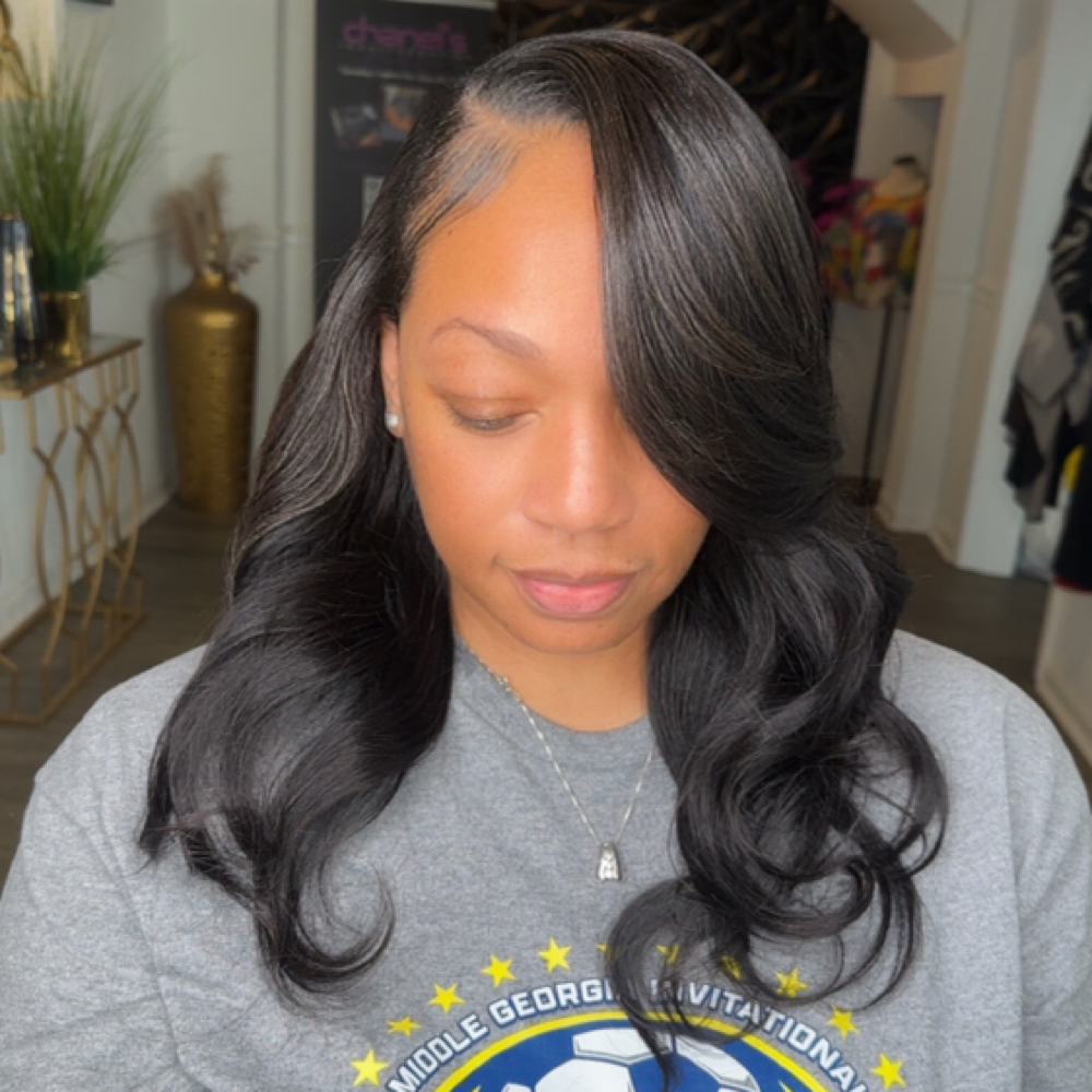 Quick Weave Bob Length Or Long at Chanel’s Transformation Beauty Bar in Warner Robins, GA