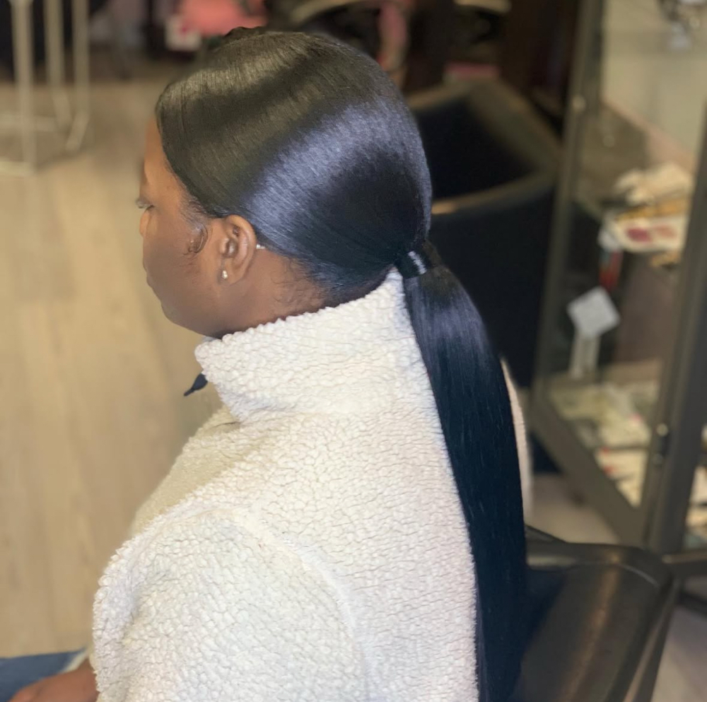 Slick Back Ponytail