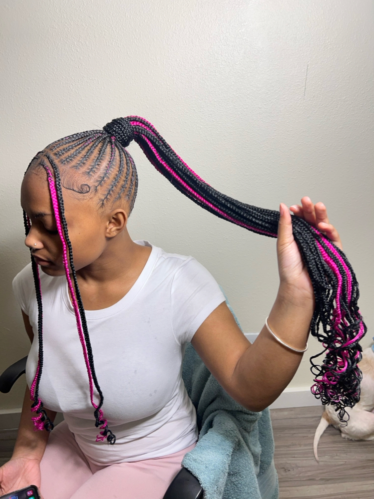 Small Stitched Ponytail