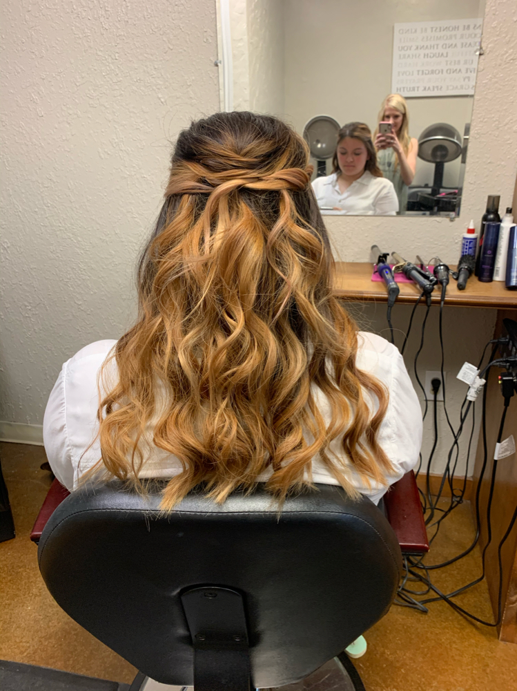 Root Retouch/Balayage W/cut&style