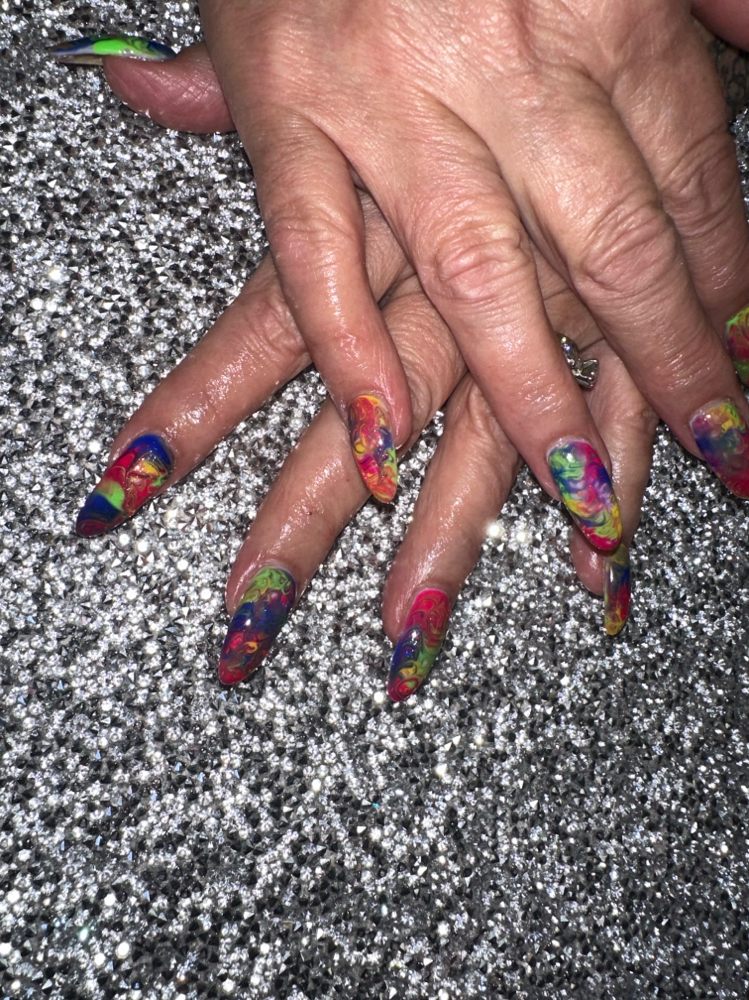 Acrylic Fill In With Gel