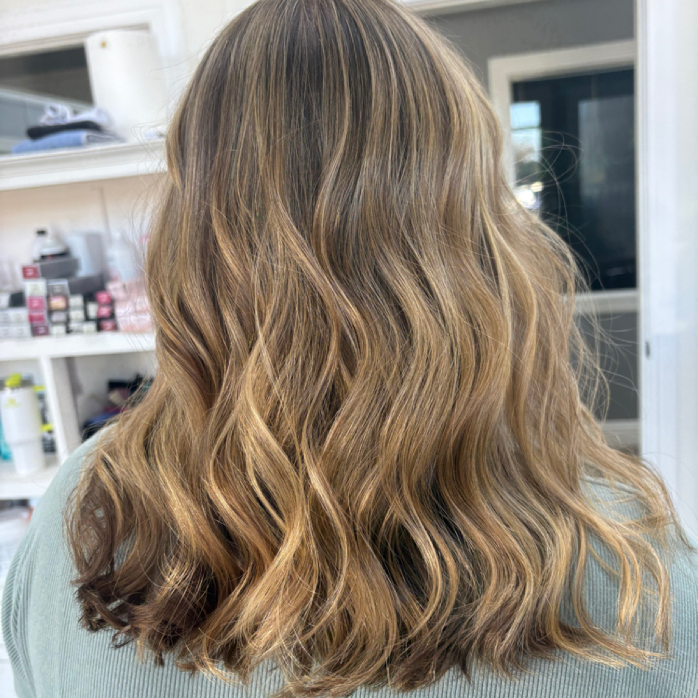 Hairline Blonding at Nicole Mott Hair in Keller, TX