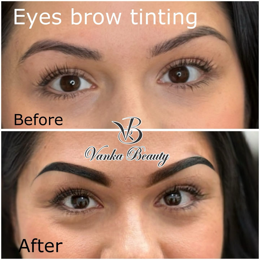 TINTING OMBRÉ BROWS + WAX