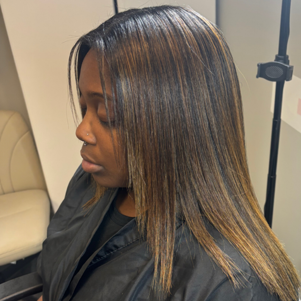 Signature Silkpress+Style at Tye’s Hair Studio in Woodbridge, VA