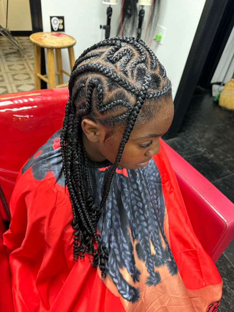 12+ Feed In Cornrows