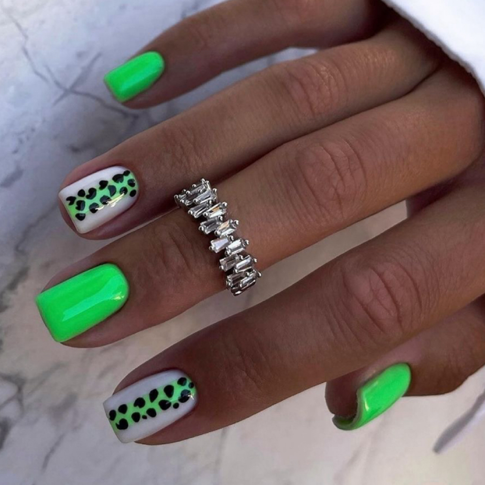 Short Nail Extensions / Full Design at Julia Nails Florida in Orlando, FL