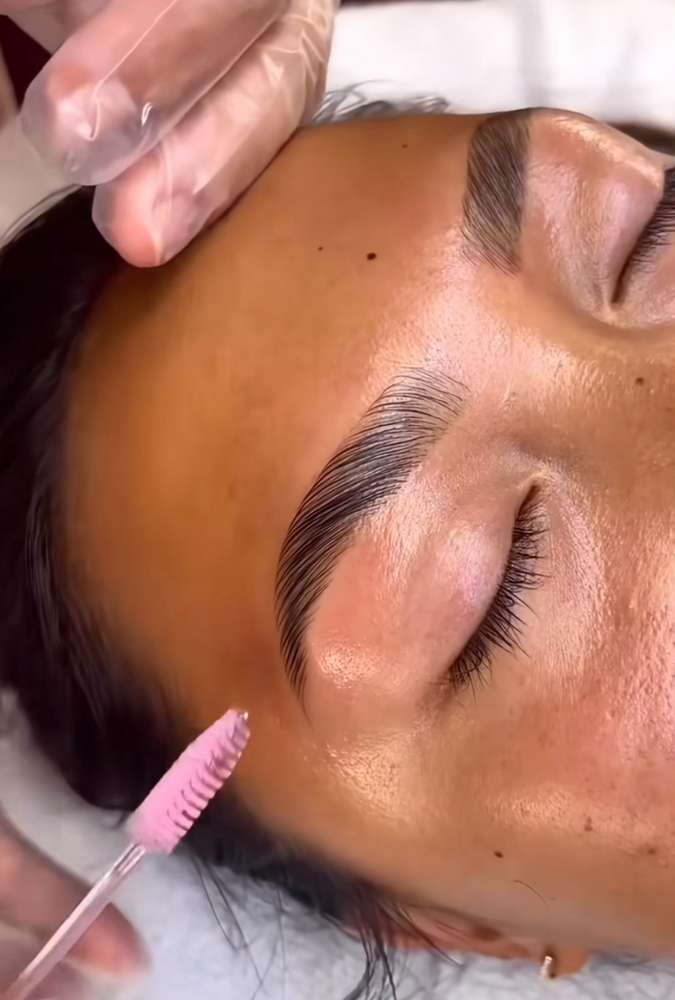 Eyebrow Lamination and Tint