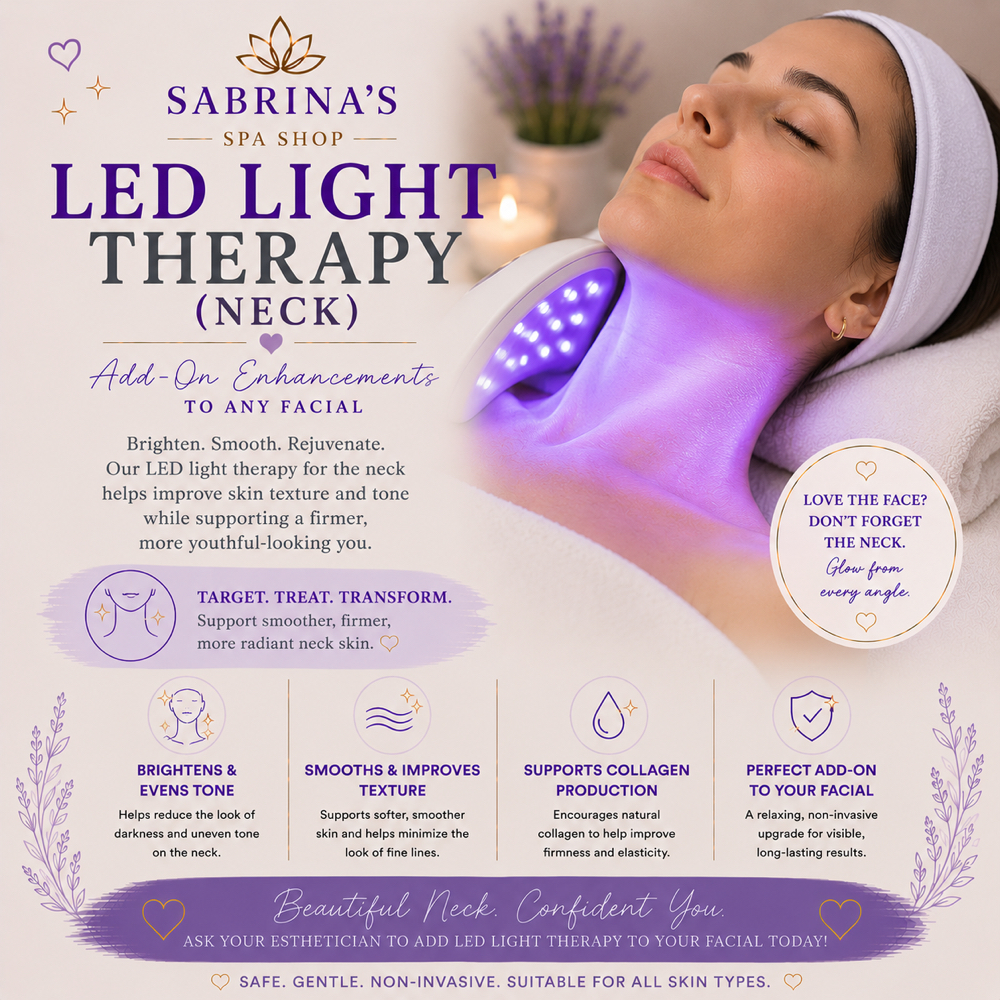 LED Light Therapy - Neck at Sabrina’s Spa Shop in Spring Hill, FL