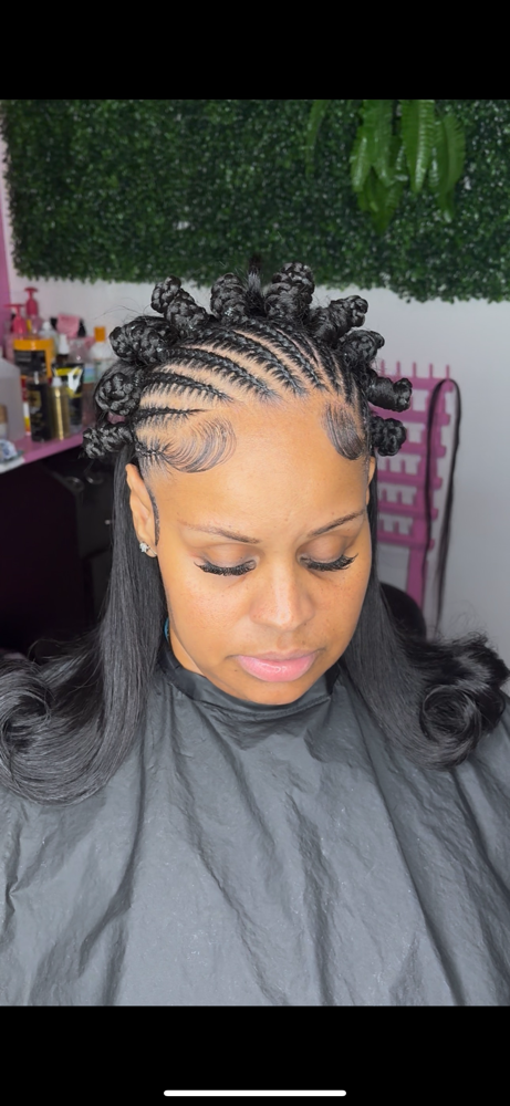 half braids halfquick weave special