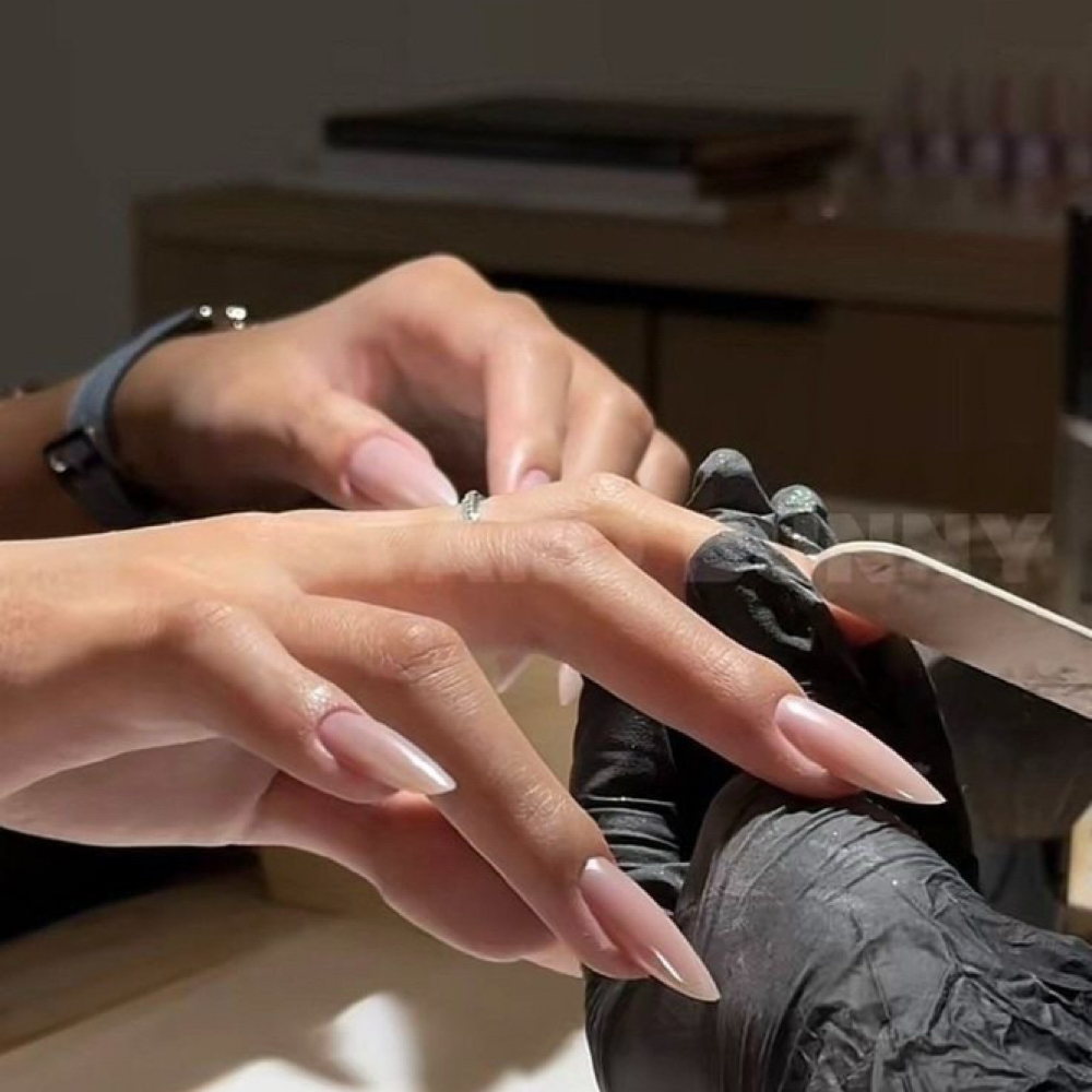 gel polish mani at beauty barn bliss in Lewisburg, WV