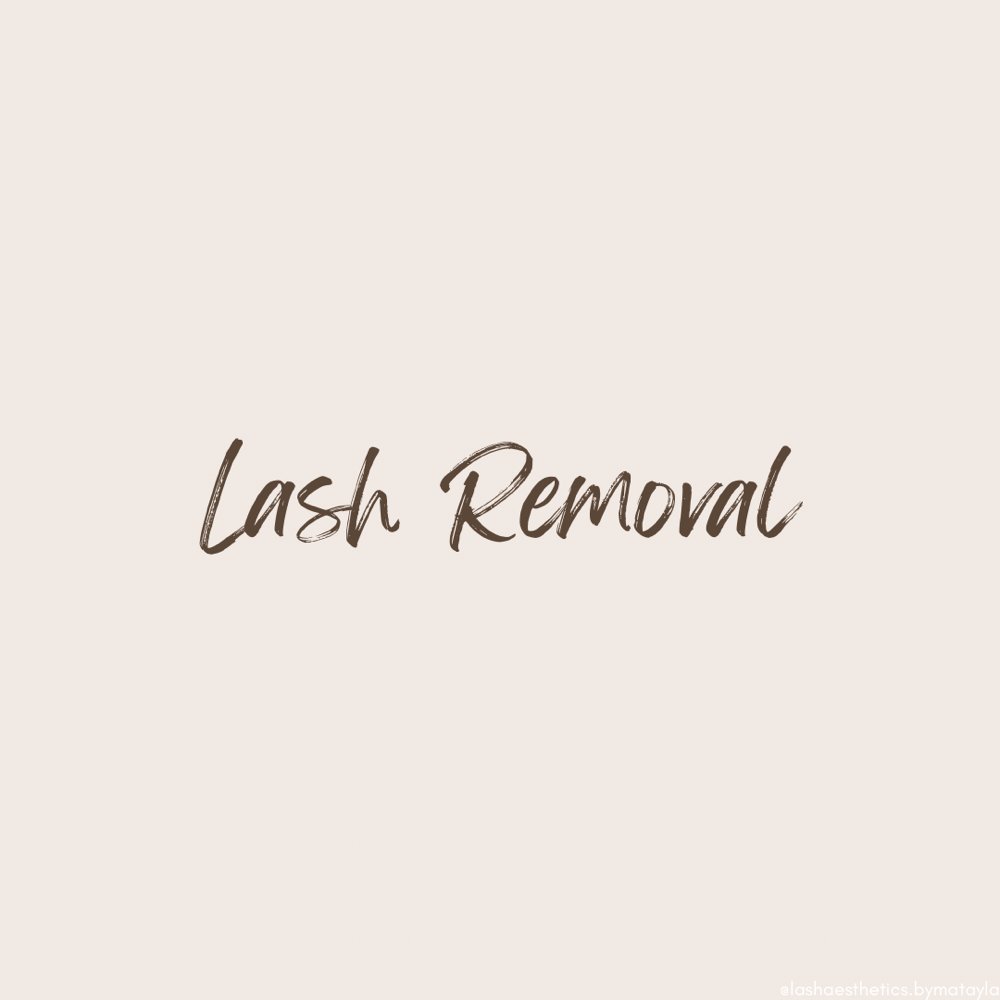 Lash Removal