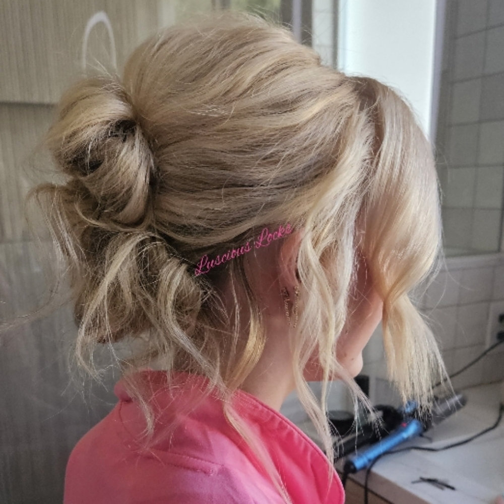 Updo and Styling at Luscious Locks SD in San Diego, CA