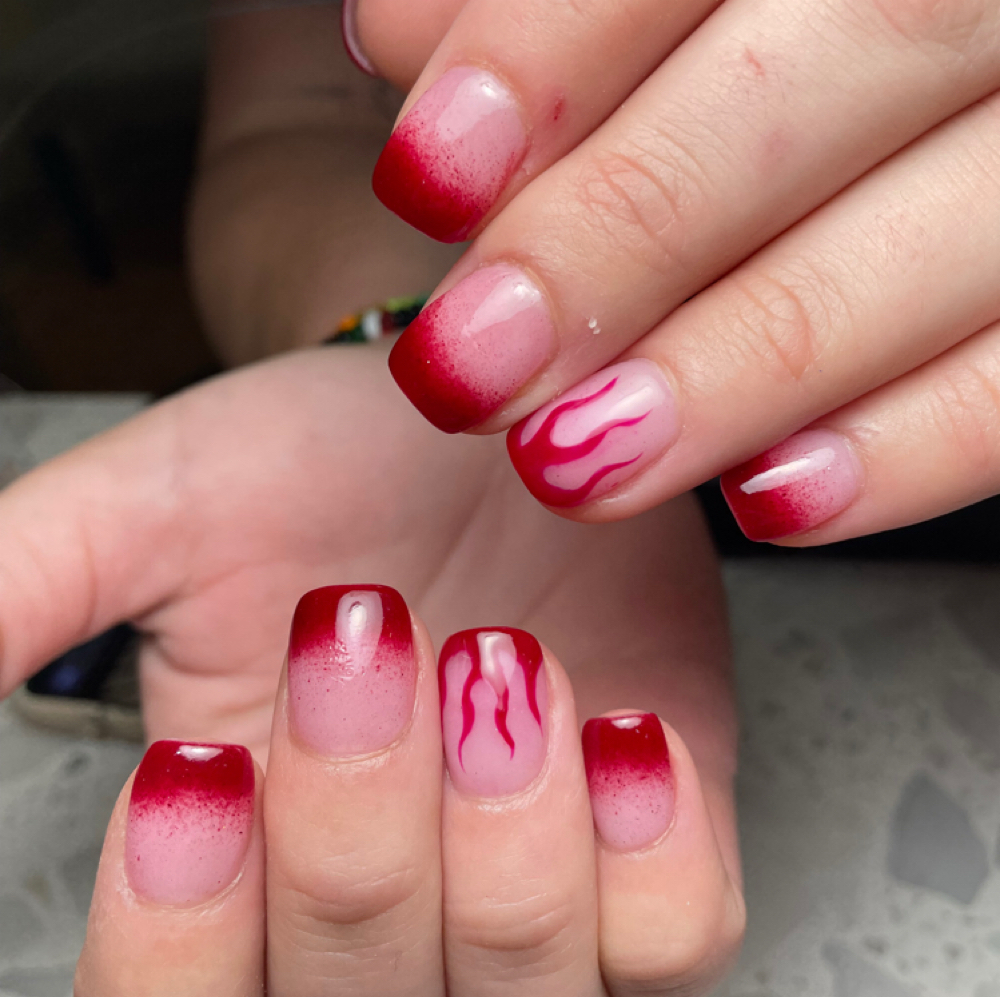 SNS Ombre at TheNailLab.Yoko in King, NC