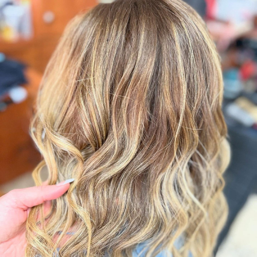 Root Color Touch Up + Full Foil at Hair By The Blonde Stylist in Brevard, NC